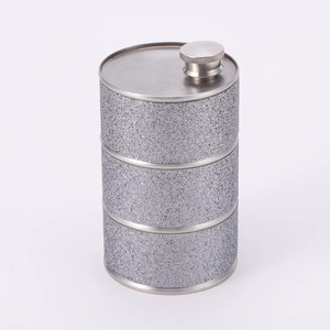 Oil Drum Style Multi Color Hip Flasks <b>Set</b> Stylish Portable Drink Containers For Travel Gifting Party And Personal Use From India - Product Image 3