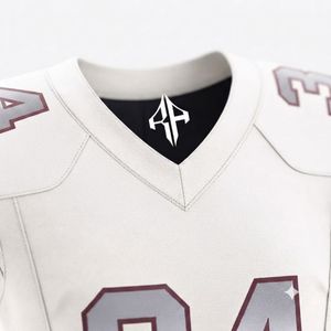 Nuevo Uniforme de Fútbol Americano de Corte Regular, Sublimado, Cuello en V, Manga Corta, 100% Poliéster, Calidad Premium para Hombre - Product Image 6