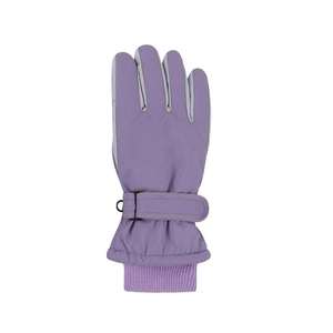 Guantes de Esquí Unisex Color Morado, Térmicos, Impermeables, con Protección Completa para los Dedos, para Snowboard, con Correa para la Muñeca y Cierre con Cordón - Product Image 3