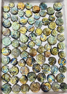 High Quality Labradorite Carved Cabochon Natural Flash Labradorite Loose Gemstone for Designer Jewelry Wholesale Price <b>Stones</b>, - Product Image 6