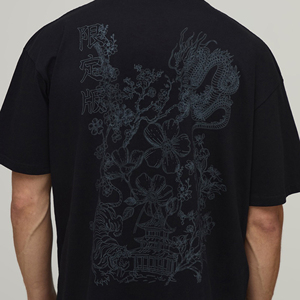 T-shirt personnalisé pour homme, imprimé sur mesure, OEM, motif graphique, streetwear, manches courtes, col rond, vêtement décontracté, haut tendance - Product Image 3