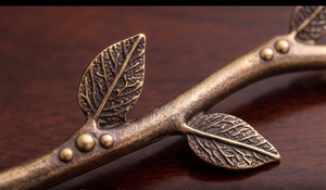 Ensemble de cuillères à thé en laiton antique avec base en laiton et finition bronze antique, parfait pour les hôtels, les restaurants et la maison. - Product Image 2