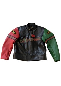 Chaqueta de Cuero 'Creation of Kings Everywhere' de French Montana X Vanson Leathers, Chaqueta de Cuero Marroquí Ecológica, Resistente al Viento y con Calefacción - Product Image 1