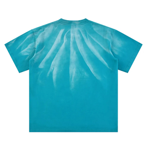<b>Sun</b> Faded T-Shirts Custom Heavyweight Tee-Shirt Washed Vintage Acid Wash Tee Men's Streetwear <b>Spray</b> Monkey Snow - Product Image 2