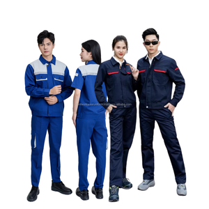 Vêtements de travail de haute qualité pour ouvriers d'usine, ensemble de style personnalisé, vêtements grande taille, uniforme, veste de soudeur, usine FMF - OEM/ODM - Product Image 1
