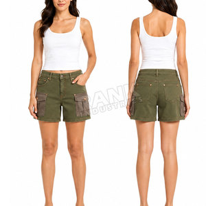 Custom Logo <b>Women's</b> <b>Cargo</b> <b>Shorts</b> Cheap Price Casual Multi Pocket Summer Outdoor Fashion Wholesale - Product Image 6