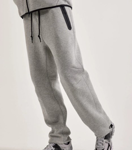 Ensemble de survêtements décontractés en molleton de haute qualité pour l'hiver, comprenant un sweat-shirt et un pantalon de jogging ample et personnalisé pour homme - Product Image 3