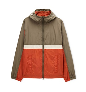 Veste coupe-vent légère imperméable de haute qualité pour homme avec fermeture éclair, respirante, doublure en maille, manteau en polyester écologique - Product Image 1