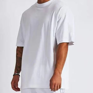 เสื้อยืดผู้ชายไซส์ใหญ่ ผ้าฝ้ายคุณภาพพรีเมียม สวมใส่สบาย ทรงโอเวอร์ไซส์ ไหล่ตก น้ำหนักมาก เป็นมิตรต่อสิ่งแวดล้อม - Product Image 2