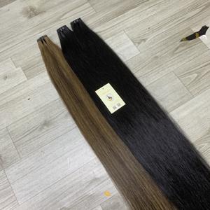Mèches naturelles lisses noires à cuticules pleines alignées Mèches de cheveux Extensions de trame Cheveux vietnamiens bruts Cheveux humains Vietnam - Product Image 2