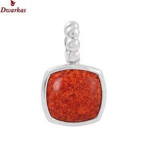 Collar con colgante de coral esponjoso de plata de ley 925, elegante y hecho a mano, el más vendido, fabricante mayorista, disponible en stock. - Product Image 1