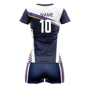 ออกแบบใหม่ พิมพ์โลโก้ตามสั่ง ชุดกีฬาดีไซน์สวย คุณภาพสูง ชุดวอลเลย์บอลชายหญิง - Product Image 5