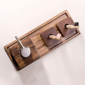 Juego de Accesorios de Baño de Madera Ecológica de Dos Piezas de Primera Calidad, Impermeable y Fácil de Limpiar, Ideal para Apartamentos Modernos - Product Image 3