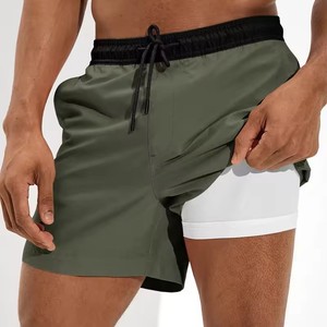 Short de bain et de sport pour homme, double couche, séchage rapide, idéal pour la course, la gym et les loisirs – Collection été 2026 - Product Image 2