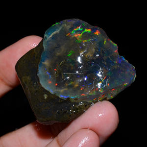 โอปอลเอธิโอเปียแบบหยาบ 3 ชิ้น คุณภาพเยี่ยม เกรดพรีเมียม 100% ธรรมชาติ แบบ Welo Fire Oily สำหรับทำเครื่องประดับ - Product Image 5