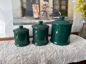 Elegant Speckled <b>Kitchen</b> <b>Storage</b> Jar With Dome Lid Secure Closure Space Saving Design Durable Finish Countertop Essential - Product Image 6