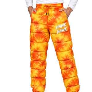 Men Puffer <b>Trouser</b> Quilted Winter Casual Pants Quilted Design Full Length Padded Style Winter Wear Custom Apparel Puffer <b>Trouser</b> - Product Image 1