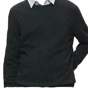 KingSen Wholesale High Quality Crew Neck Men's Autumn Eco-Friendly Breathable Anti-Wrinkle Cropped Pullover Sweatshirt Washed - Product Image 2