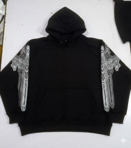 Sudadera con Capucha de Alta Calidad, Estilo Personalizado, Nueva, Totalmente Personalizable, Resistente, Invernal, Transpirable, para Uso Diario, Mezcla de Algodón, Color Sólido - Product Image 4