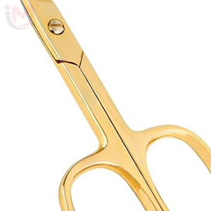 Ciseaux à ongles Golden Premium, ciseaux à cuticules incurvés professionnels, ciseaux de manucure en acier inoxydable - Product Image 5
