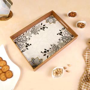 Premium Enamel Serving Tray Enamel Tray with Smooth Edges Enamel Tray Enamel Tray Bulk Supply Enamel Tray for Gift Items - Product Image 3
