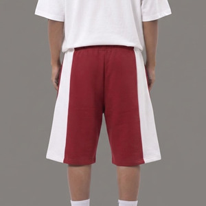 High Quality 100% Cotton Women's Sports Shorts Custom Silk Screen Printing logo Breathable 400GSM Solid Color Comfortable - Product Image 3