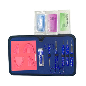 Kit de Sutura con Almohadilla para Entrenamiento Quirúrgico para Estudiantes de Anatomía y Biología, Recurso de Enseñanza de Ciencias Médicas, Acero Inoxidable - Product Image 1