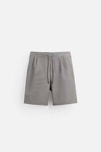 French Terry Fleece Men Shorts New Arrival Acid Wash 100% Cotton Quick Dry <b>Elastic</b> Waist Summer Casual Swim Shorts - Product Image 3