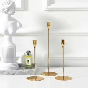 Elegant Metal Candle Stand <b>Decorative</b> Candle Holder Modern Home Interior Table Centerpiece Wedding Party Decor <b>Accent</b> Piece - Product Image 5