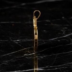 Luxury 18K Gold Filled Moissanite Apple Pendant <b>Micro</b> Pave Round Brilliant Cut Themed Diamond Pendant Fully Iced Out Pendant - Product Image 2