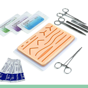 Kit de sutura quirúrgica, juego de instrumentos de acero inoxidable para estudiantes de medicina, certificado CE clase I, kit de sutura de uso manual. - Product Image 2