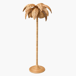 Unique Floor Lamp Customized Designs Creative Vintage Rattan <b>Standing</b> Lamp for Living Room Bed Room from Vietnam Factory - Product Image 4