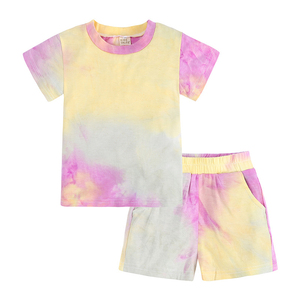BNSB SPORTS New <b>Men's</b> High Street Summer Fashion 100% Cotton Quick Dry Oversized <b>Tie</b>-Dye Crewneck T-Shirt & Shorts Set 2026 - Product Image 6