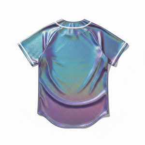 Camisetas de béisbol personalizadas de alta calidad de fábrica OEM al por mayor, uniformes con botones y rayas en blanco para promoción. - Product Image 3