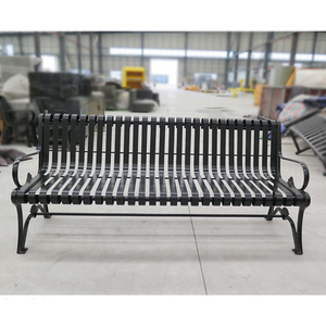 <span class=keywords><strong>Banc</strong></span> <span class=keywords><strong>de</strong></span> patio moderne en acier et métal résistant aux intempéries Offre Spéciale - Product Image 3