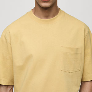 T-shirt Homme Personnalisé de Haute Qualité, Nouvelle Collection, Couleur Unie, Meilleure Vente, Prix Abordable, Séchage Rapide, Confortable et Respirant, 100% Coton - Product Image 4