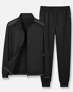 Sportswears Gym Fitness Training Tracksuits Two Piece Set Tracksuit Zip Jacket Jogging <b>Pant</b> Suit for Men Polyester / spandex - Product Image 1
