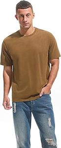 Nouveaux T-shirts pour hommes en coton 100% confortables, à manches courtes, surdimensionnés, avec logo personnalisé, respirants, design tendance, vente en gros - Product Image 3