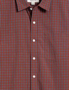 Camisa de vestir formal de manga larga ajustada personalizada de satén de algodón 100% al por mayor para hombres cuello alto antiarrugas último diseño - Product Image 2