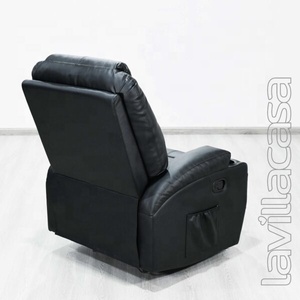 Custom Modern Manual PU Leather Cup Holders <b>Recliner</b> Chair for Living Room Furniture Supplier - Product Image 6