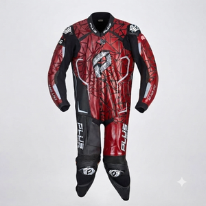 Traje de Carreras Personalizado para Hombre en Cuero Vacuno/Canguro, Mono de Una Pieza con Armadura de Nivel 2 CE, Hecho a Medida, Protección OEM - Product Image 1