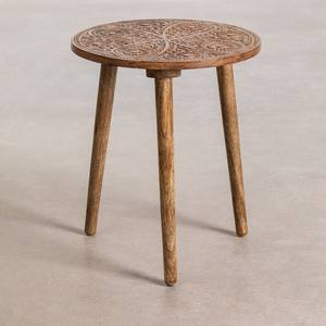 Vandana Terra Zentrix <b>Round</b> <b>side</b> <b>table</b> Ø40 cm in mango wood Nanup - Product Image 4