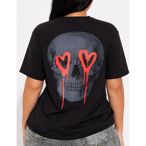 T-shirt unisexe en coton épais 250 GSM, col rond, streetwear, coupe oversize, imprimé, vente en gros, fabricant OEM ODM, fournisseur USA - Product Image 3