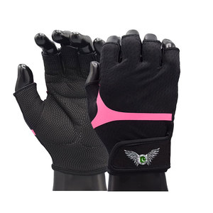 Gants de sport unisexes respirants de qualité supérieure, avec support pour les poignets, grip antidérapant en silicone, légers, demi-doigts - Product Image 1