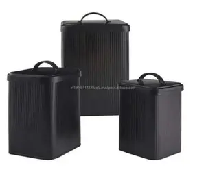 Frascos de almacenamiento de té y café de azúcar de Metal respetuosos con el medio ambiente, bote hecho a mano para el hogar, Hotel, restaurante, cocina - Product Image 5