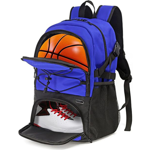 Sac à dos de basket-ball pliable, léger et imperméable, compartiment séparé pour ballon, poche pour chaussures, sac de grande capacité pour équipement sportif - Product Image 6