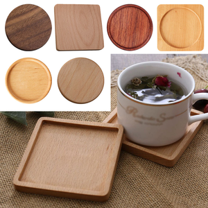 <b>Personalised</b> Print Logo Custom Bulk <b>Beer</b> Drink Round Square Blank Wood Wooden Cup Coaster for Engraving - Product Image 4