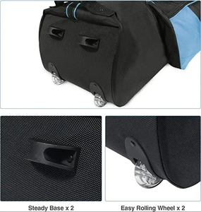 Sac de voyage de golf rigide Beybay ABS 1680D personnalisé avec coque rigide pour les compagnies aériennes avec roues unisexe - Product Image 6