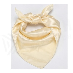 NORTH APPROACH Women's Square Silk Scarf Solid Color Elegant Fashion Accessory All Seasons - Product Image 2