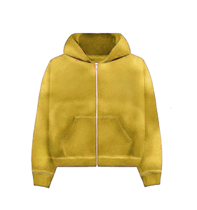 Sweats à capuche surdimensionnés de qualité supérieure pour hommes et femmes Pull épais d'hiver avec techniques brodées et perlées Style décontracté - Product Image 3